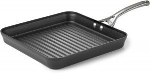 Calphalon Hard-Anodized Aluminum Nonstick Cookware, Square Grill Pan