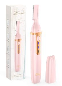 Electric Eyebrow Razor, Leuxe Eyebrow Trimmer Scissors Painless Precise Facial Hair Remover