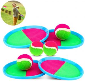 Qrooper Self-Stick Toss and Catch Game Set