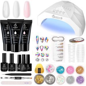 Best Nail Thickening Solution  - Beetles Poly Extension Gel Nail Kit
