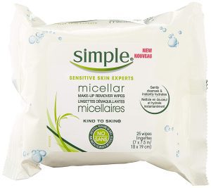 Best Face Cloths & Towelettes - Simple Facial Wipes Micellar 25 ct(Pack of 6)