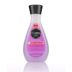 Cutex Strength Shield , for Healthy Nails, with Vitamins E, B5, and Hydrolized Silk