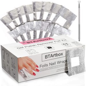 Gel Polish Remover Wraps BTArtbox Nail Foil Wraps